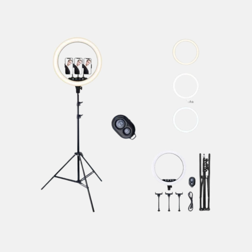 Lámpara Aro de Luz Led 45 cm con trípode Pollié – Seena Owell