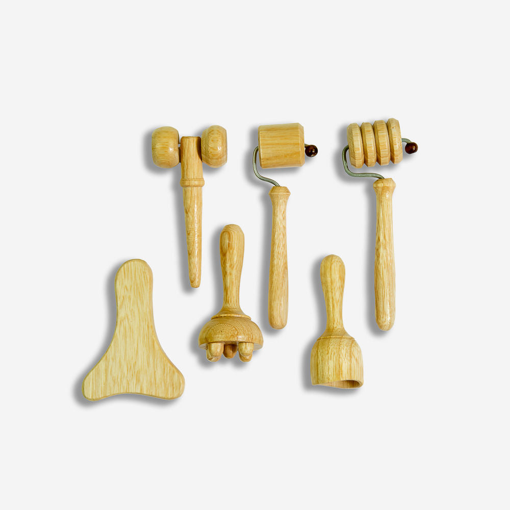 Kit de Maderoterapia facial – Seena Owell