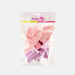 Éponges plates en latex pour le maquillage - 24 unités