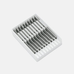 10 Cuchillas Para Navaja Ergonómica - 3 Claveles