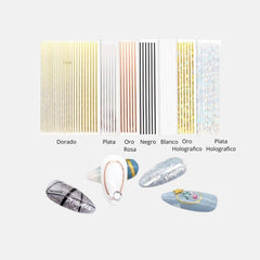 Strisce per decorazioni unghie