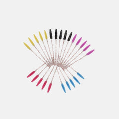 Pack 10 Brosses à cils avec bouchon