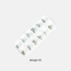 Pack de 12 modèles de pierres décoration ongles