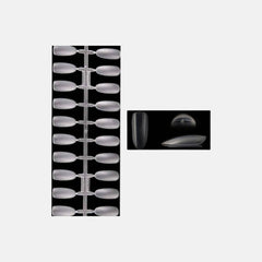 Muestrario de uñas Rectangular Transparente