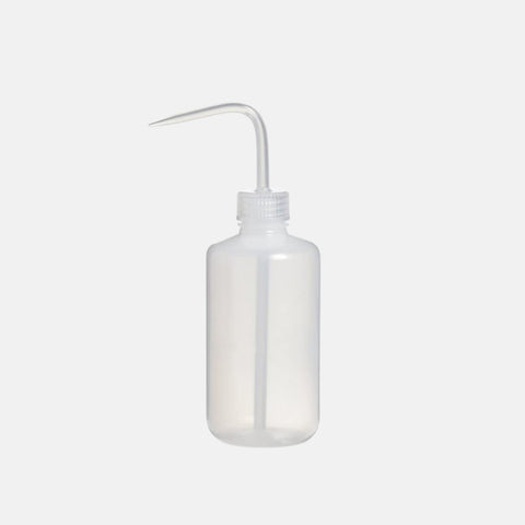 Bottle for washing eyelashes and eyebrows