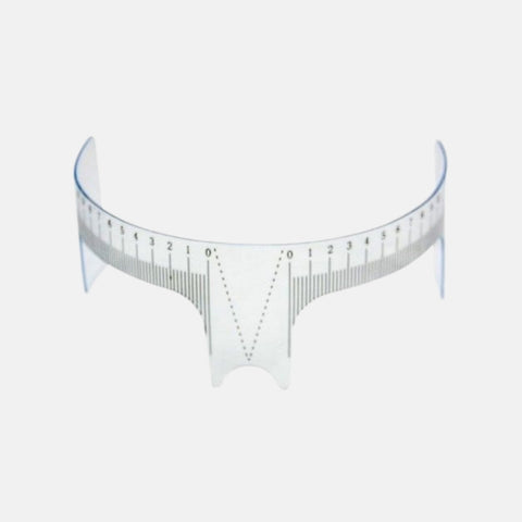 Ruler for eyebrow design