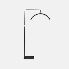 Half-moon floor lamp