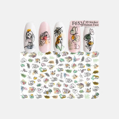 Stickers décoration d'ongles Mix