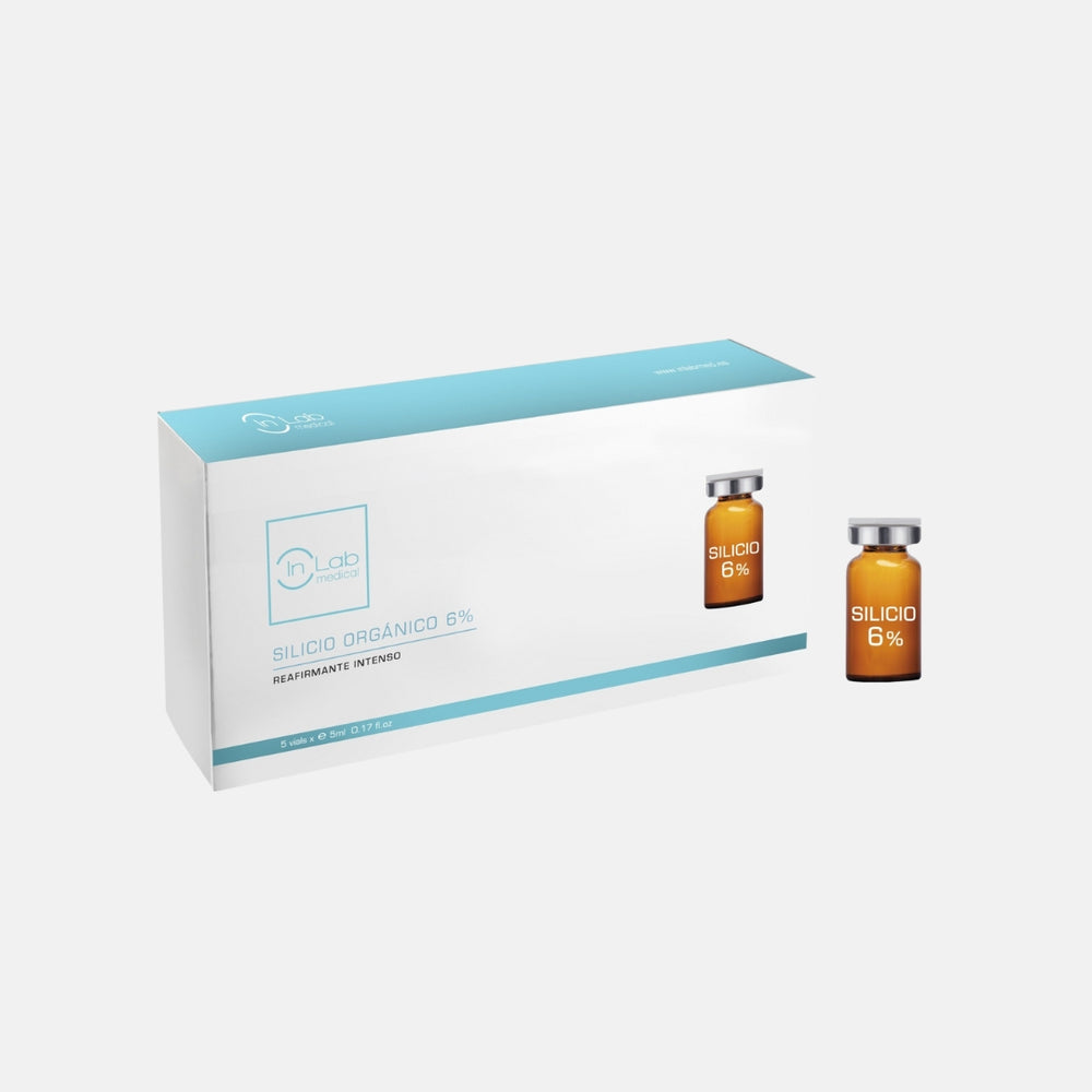 Flacons de silicium organique à 6 % - En laboratoire