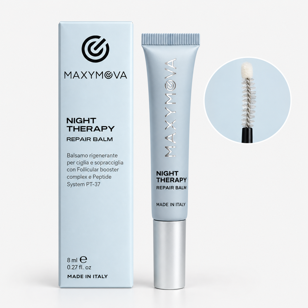 Baume Réparateur Nocturne pour Cils et Sourcils Night Therapy - Maxymova