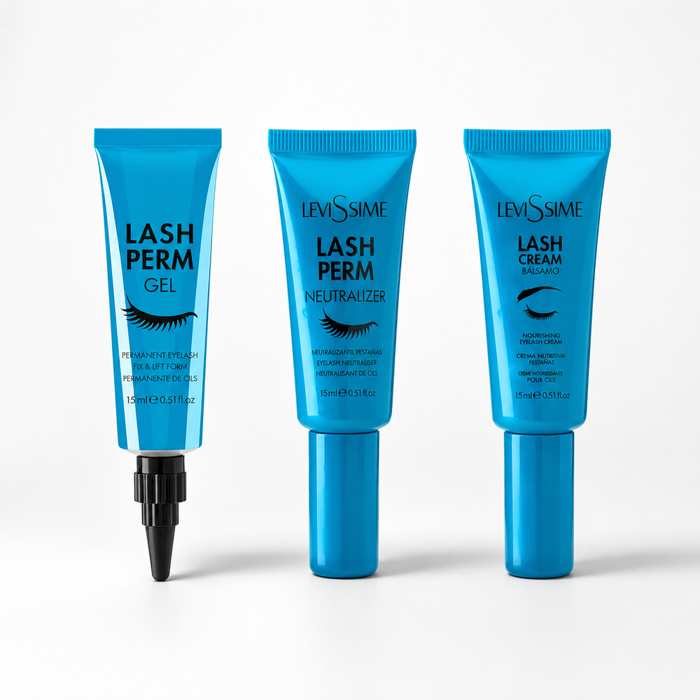 Kit de Démarrage Rehaussement de Cils - Gel Permanent + Neutralisant + Cream Booster - Levissime