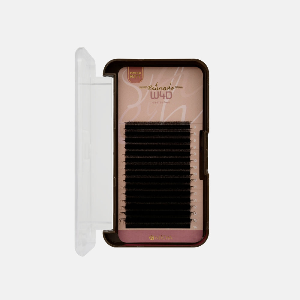 Extensões de pestanas de fibra tecnológica Premium Matte W5D
