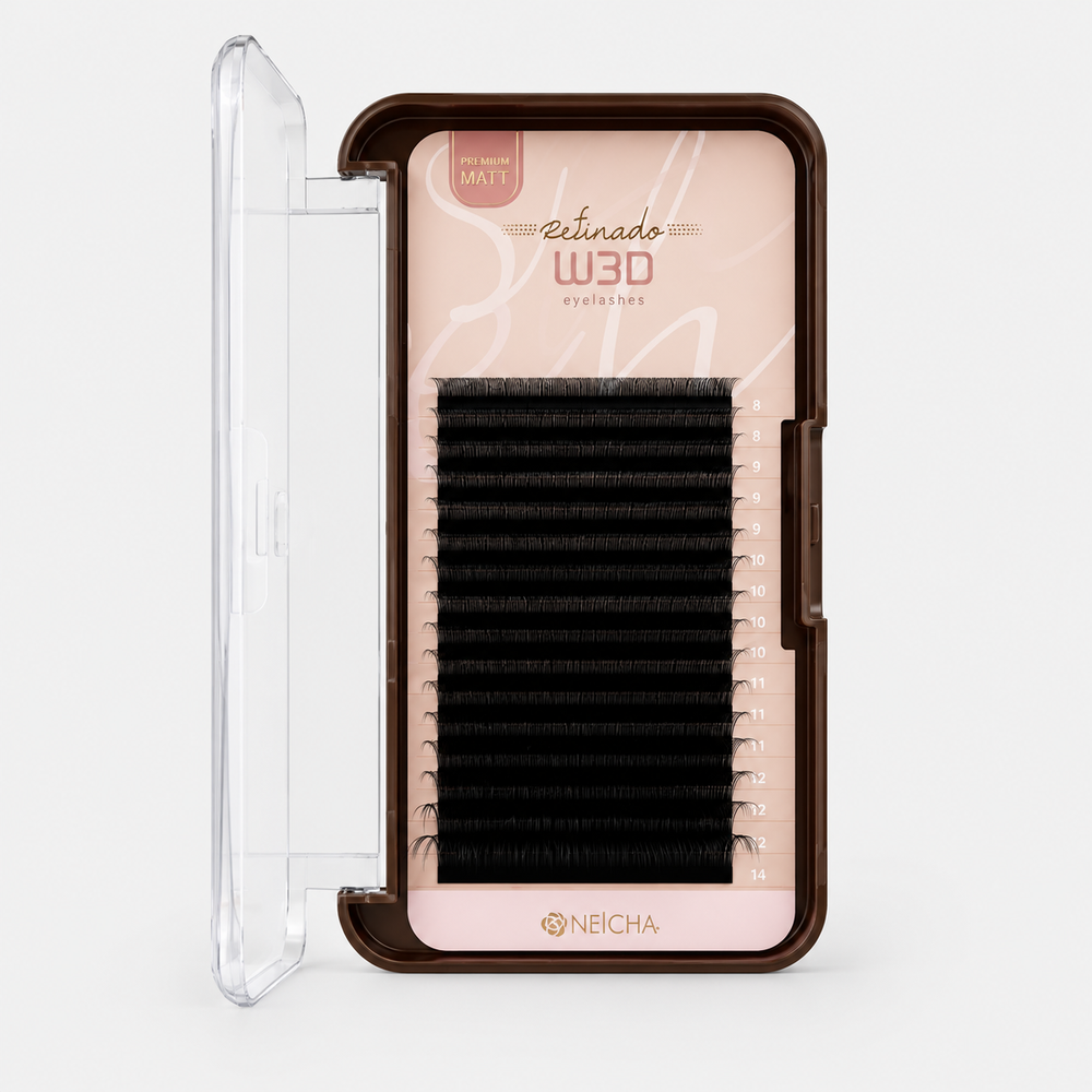 Eyelash Extensions Premium Matte W3D Technological Fibers