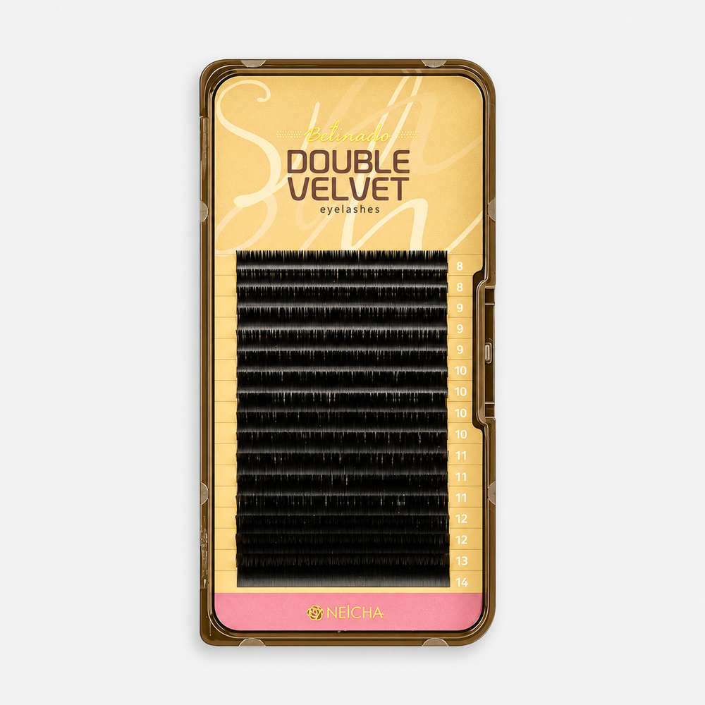 Extensions de cils Double Velvet - Courbure D