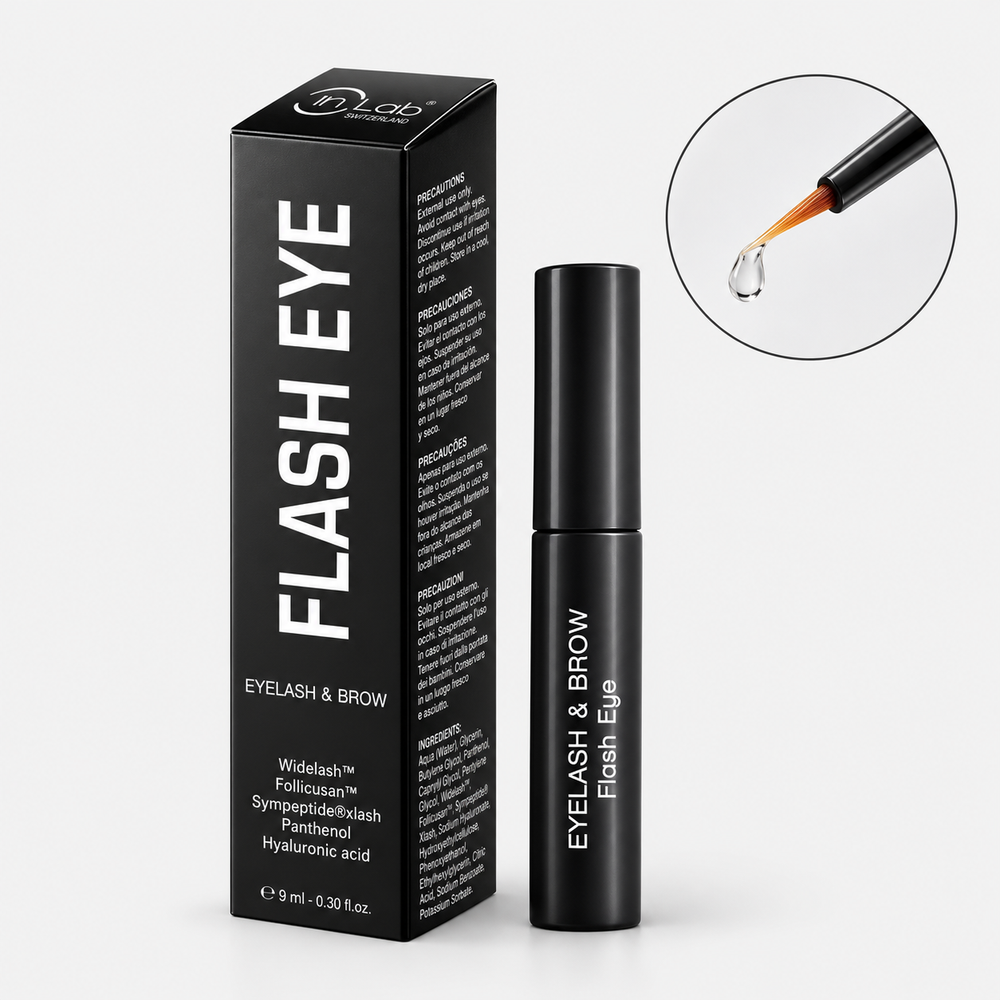 Siero Allungante per Ciglia e Sopracciglia Flash Eye – InLab