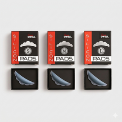 Kit de moldes de silicone para lifting de cílios