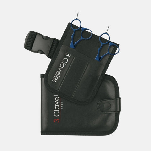 Conjunto Estojo Corte‑Esculp. Dur Azul 5,5″ –  3 Claveles