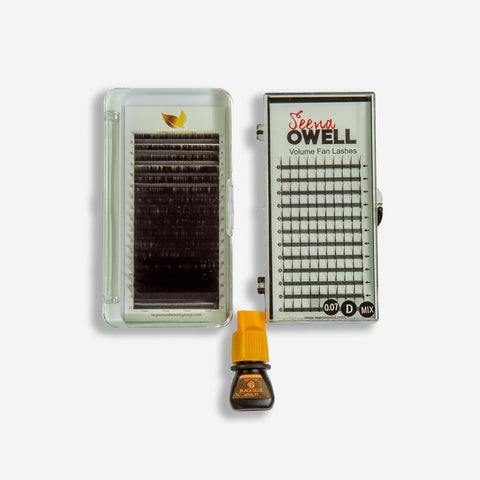 Kit Extensiones de Pestañas efecto Wispy (Kim-K)