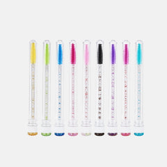 Pack 10 Lash mascara brushes with cap