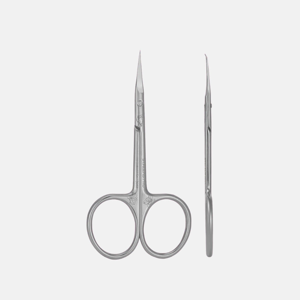 Tijeras para cutícula con ganchito Exclusive SX-23 - Staleks